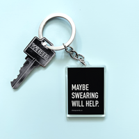 Swearing Keychain