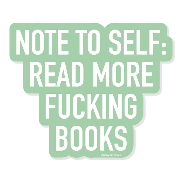 Read More Books Vinyl Sticker