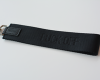 Fuck Off Wristlet Keychain