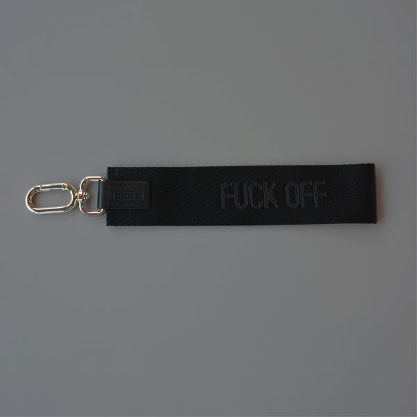 Fuck Off Wristlet Keychain