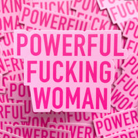 Powerful Woman Vinyl Sticker