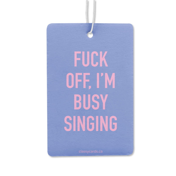 Busy Singing Air Freshener