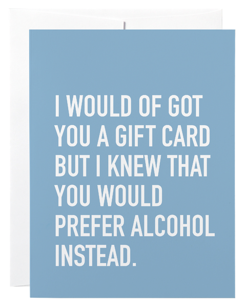 Prefer Alcohol