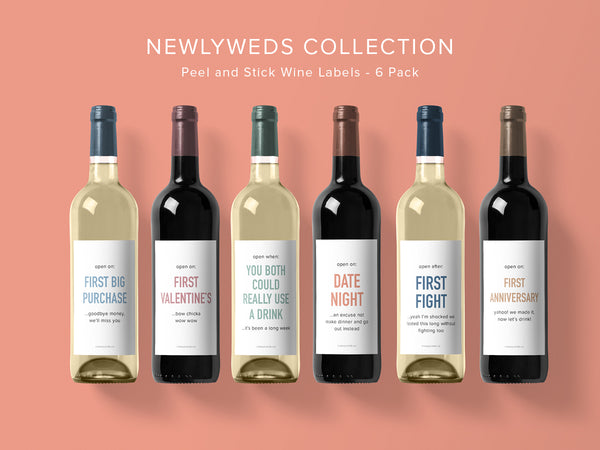 Newlyweds Wine Labels