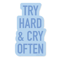 Cry Often Vinyl Sticker