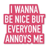 Annoys Me Vinyl Sticker