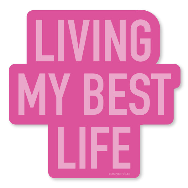 Best Life Vinyl Sticker