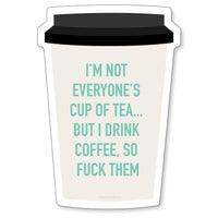 I Drink Coffee Vinyl Sticker