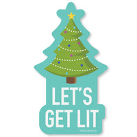 Let's Get Lit Vinyl Sticker