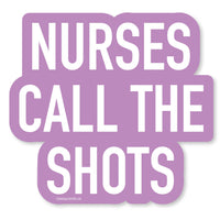 Nurses Shots Vinyl Sticker