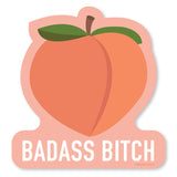 Peach Vinyl Sticker