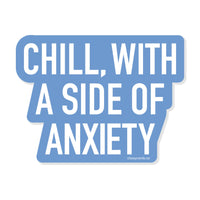 Side of Anxiety Vinyl Sticker