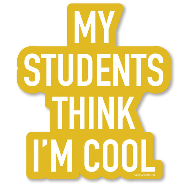 Students Thinks Sticker