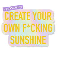 Sunshine Vinyl Sticker