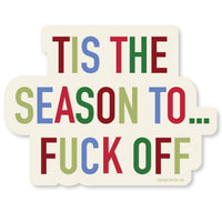 Tis the Season Vinyl Sticker