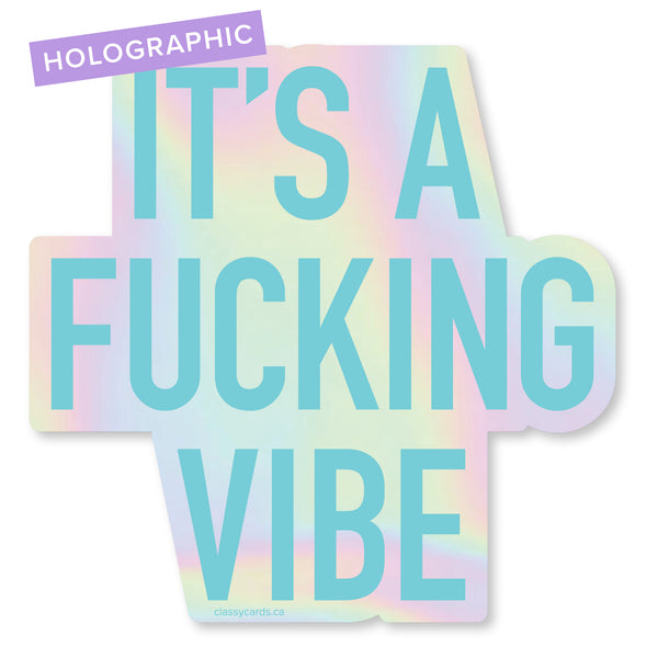 Vibe Vinyl Sticker