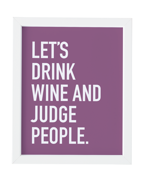 Judge People Art Print